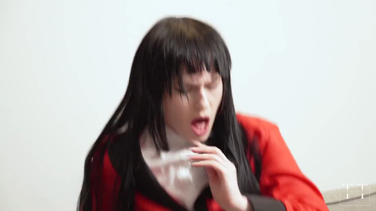 Yumeko Jabami's humiliating defeat by drinking her rival's ejaculate: An intense anime hentai experience porn video